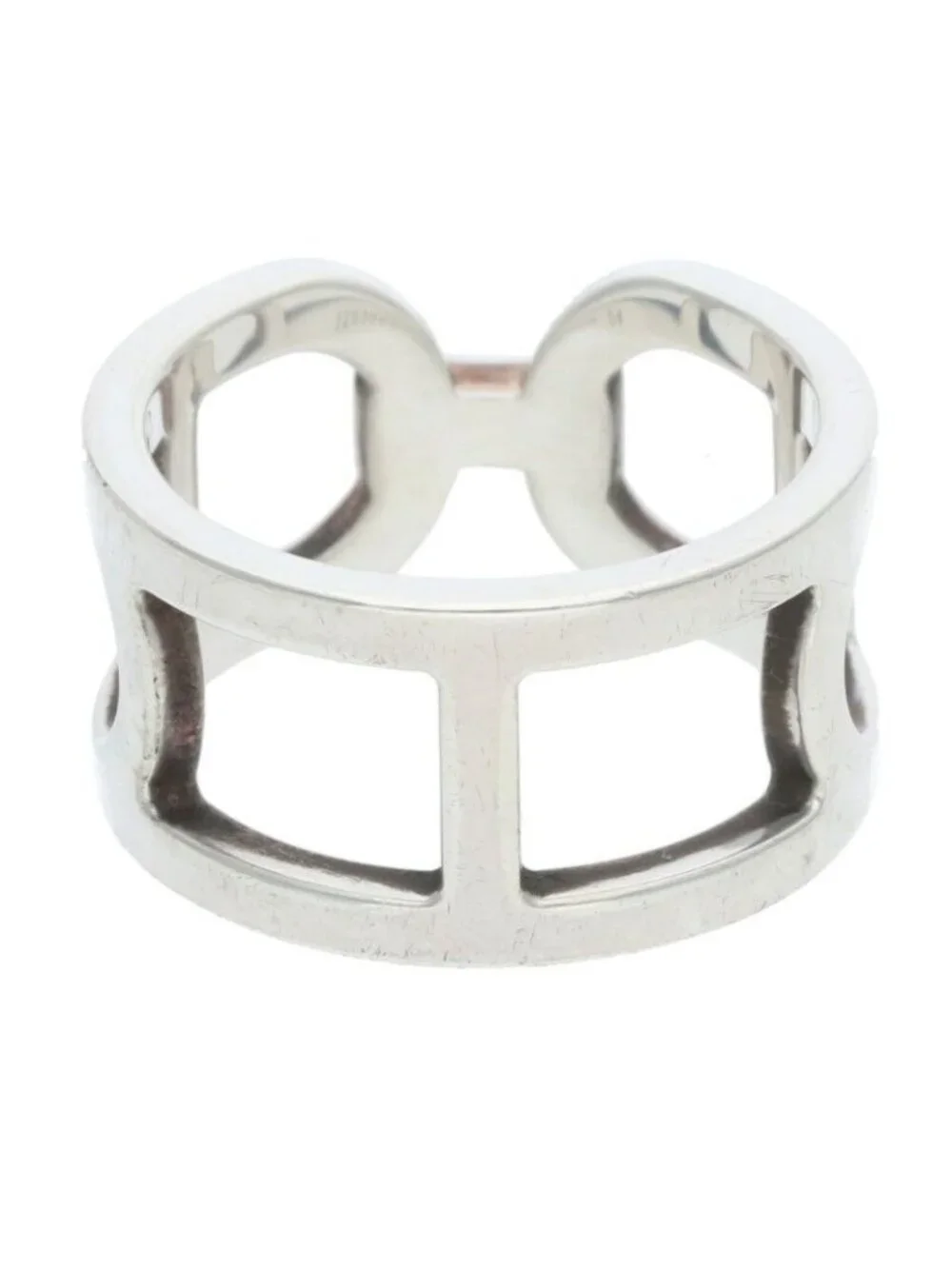 Hermes Ever Chaine Dancre MM Silver Ring 54 14